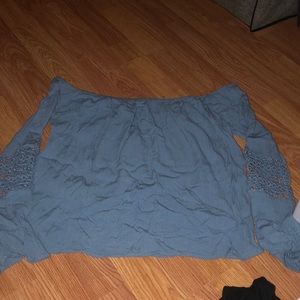 Off the shoulder shirt